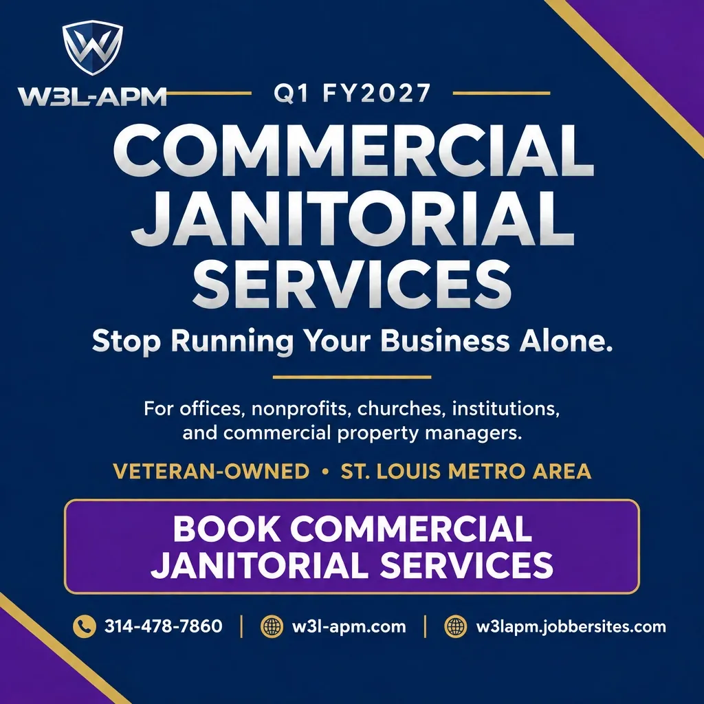 Q1 FY2027 Commercial Janitorial Services flyer
